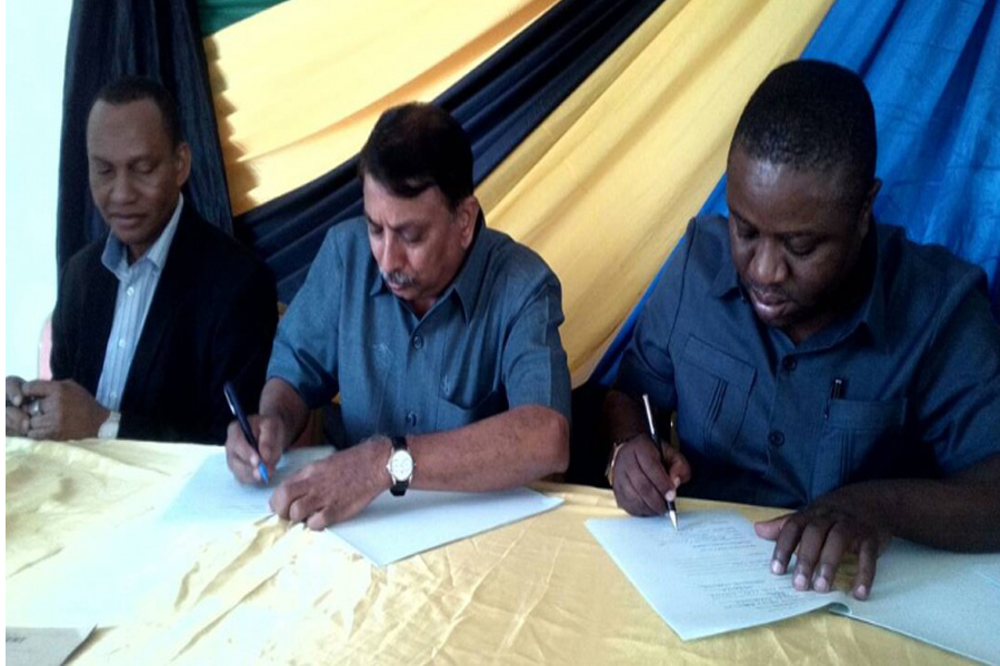MOU signing for chamwino project
